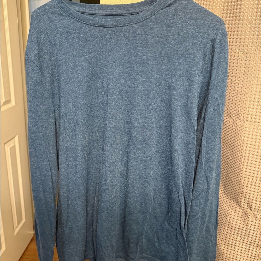 Apt. 9 Men's Heather Blue Long Sleeve Tee